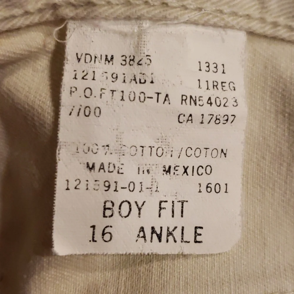 GAP BLUE JEANS High-Waisted VTG Boyfriend / Button-Fly Jeans Size 16 EVC - Picture 5 of 13